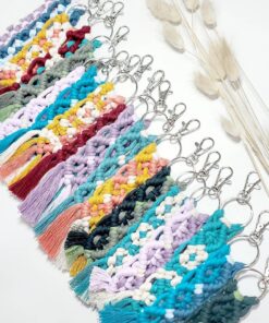 macrame keychains homemade two my creations